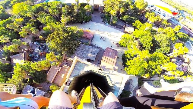 Самый высокий аттракцион Ураган Кондор Hurakan Condor в парке Порт Авентура Portaventura смотреть онлайн