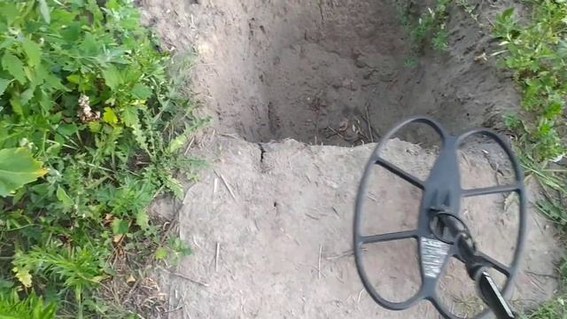 Detech Relic Striker - 5 копеек серебро тест в грунте.