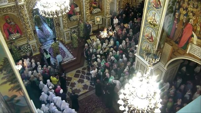 Прп. Онуфрия Великого: Литургия смотреть онлайн