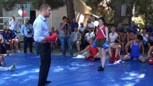 Дмитрий Пирог (чемпион мира по боксу) - мастер класс в Морском (Крым, Судак)