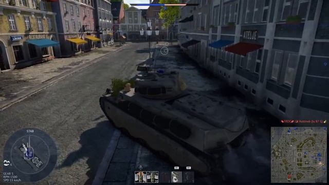 War Thunder - M6A1 on Sweden смотреть онлайн