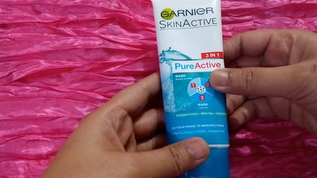 Review Garnier Pure Active 3in 1 Face Wash , Scrub ,Mask. смотреть онлайн