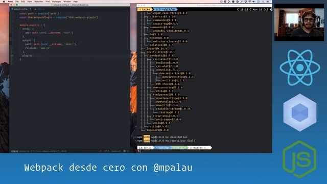 Taller Webpack desde cero con @mpalau смотреть онлайн