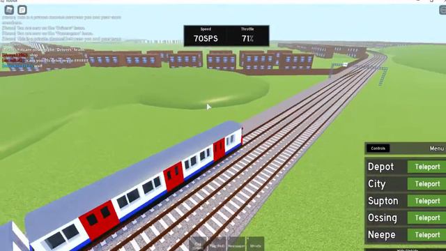 Покатался на поезде в игре Trains!