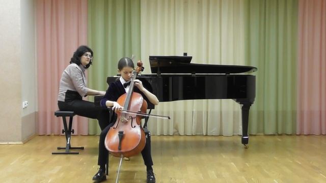 Г. Гольтерман "Тарантелла",Барышникова Ева, 5 класс, виолончель. смотреть онлайн
