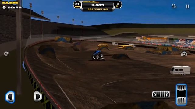 Monster Truck Destruction (App) Gameplay! смотреть онлайн