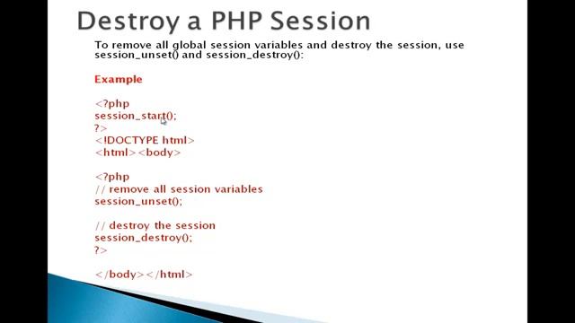 Create & Destroy Sessions - Log In and Log Out in PHP | How to destroy session hindi urdu tutorial смотреть онлайн