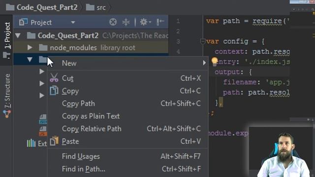 Escaping the mines of Tedium: How to build a basic build pipeline for React using Webpack and NPM смотреть онлайн