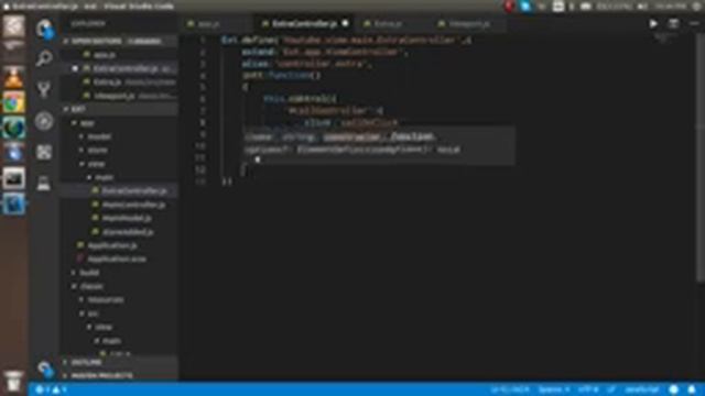 Sencha ext js tutorial #6 Create Controller смотреть онлайн