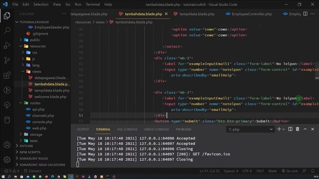 CRUD LARAVEL 8 -PART 7- UPLOAD IMAGE смотреть онлайн