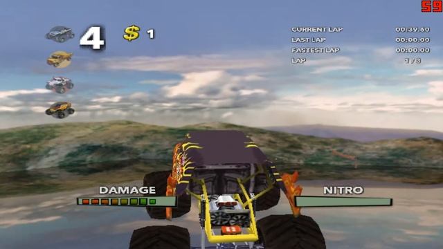 Monster Trux Extreme Offroad Edition Nestlé - Invisible Track (2) - Cheat Engine смотреть онлайн