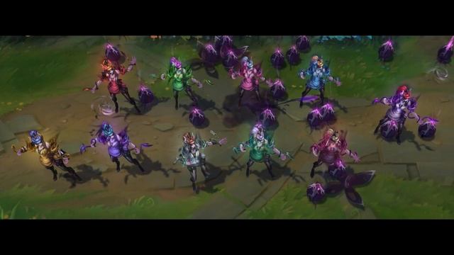 All New Nightmare City, Dynasty, Phoenix Emotes, Icons, Wards And Chromas смотреть онлайн
