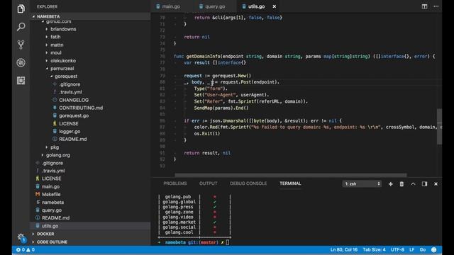 packagemain #8: Code review of command line domain query tool смотреть онлайн