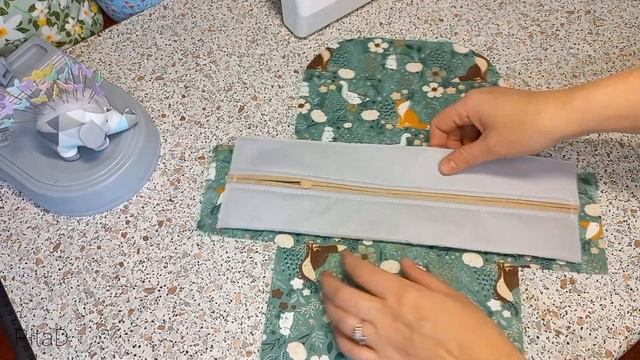 DIY/ШЬЮ КОСМЕТИЧКУ/ПОДРОБНЫЙ МАСТЕР-КЛАСС #sew#ручнаяработа#шьюсама смотреть онлайн