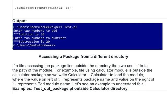 Perl | Packages смотреть онлайн