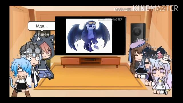 Реакция персонажей undertale на видео "За что я люблю Санса" смотреть онлайн