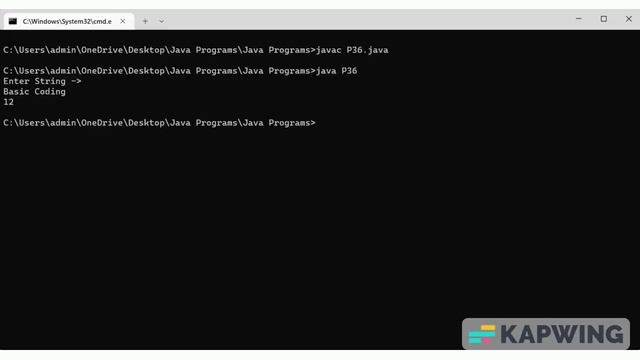 A java program to find Length of String including Space смотреть онлайн
