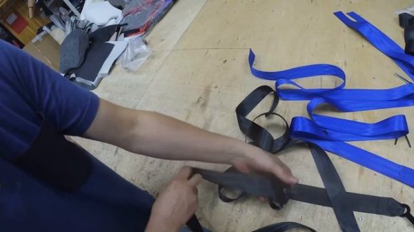 Замена ленты в автомобильном ремне безопасности