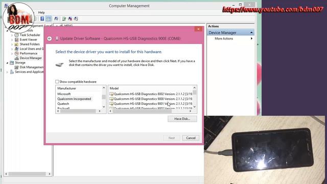 Qualcomm HS-USB Diagnostics 900E ( com..) To Qualcomm HS-USB QDloader 9008 (com..) Good Solution смотреть онлайн