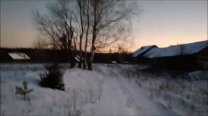 Зимний поход. Заброшенные деревни. Ночевка в заброшенном доме. Ивановская область.