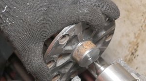 Установка токарного патрона на поворотный стол HV-6 для фрезерного станка НГФ 110 (часть 1)