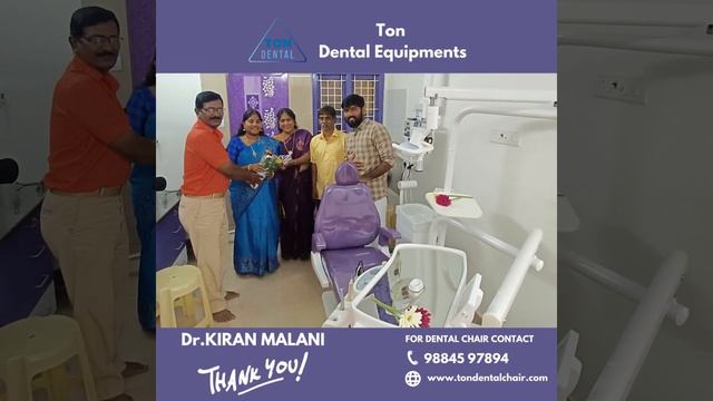 Dr. KIRAN MALANI, Kolathur - Thank you!✌ for purchasing our dental chair. смотреть онлайн