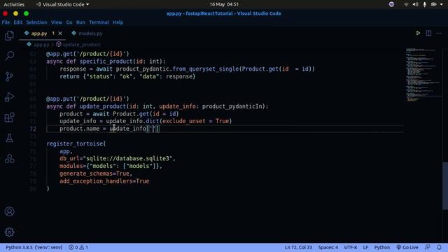 FastAPI and React Full-stack Application: CRUD API functionality fastAPI Python смотреть онлайн