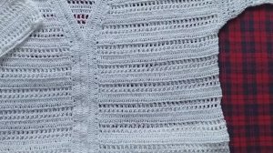 Летняя блуза, связанная крючком. Описание. Архив от 06.07.2021г.