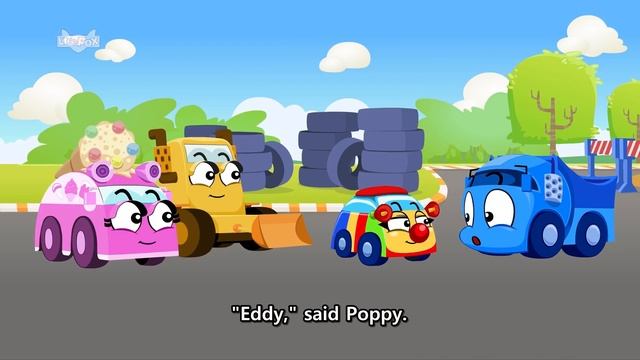 Tire Town School 2 | New Friends | Cars | Little Fox | Animated Stories For Kids