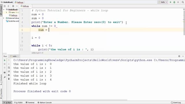 Python Tutorial for Beginners 18 - Python while Loop смотреть онлайн