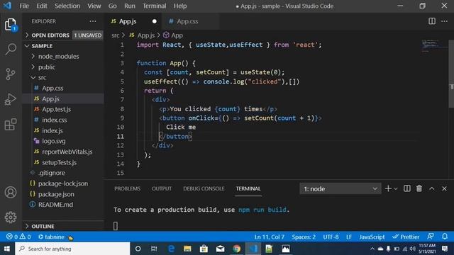 How to use useEffect in React Js - 16 - ReactJs in Telugu смотреть онлайн
