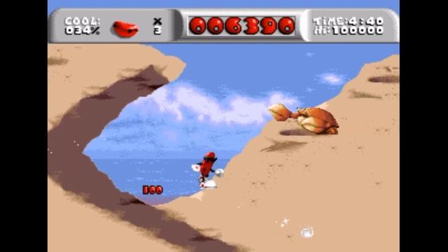 Sega Mega Drive 2 (Smd) 16-bit Cool Spot Level 1 Shell Shock