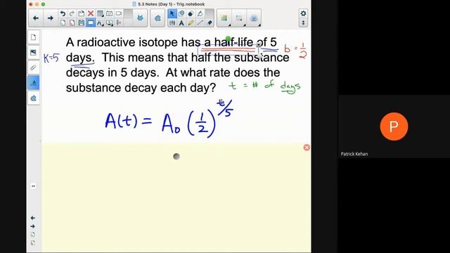 5.3.1 - Exponential Functions - Growth Decay Rate with Unique Time Interval - Ex 4 смотреть онлайн