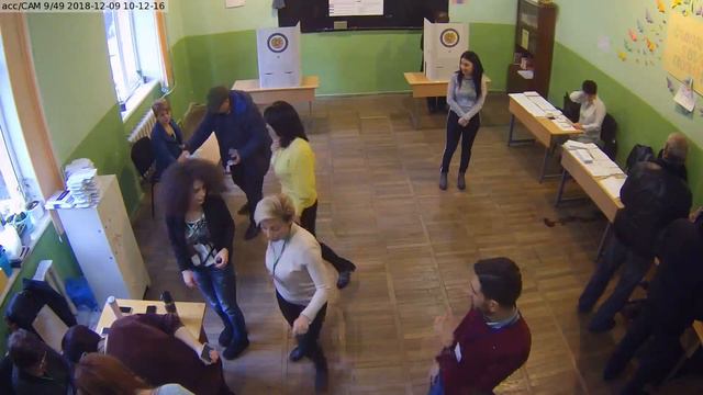 Армения. Голосование Артура Багдасаряна на участке 09/49 9 декабря 2018 смотреть онлайн