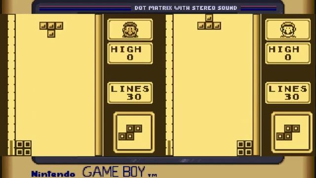 Tetris (Game Boy) gameplay showcase смотреть онлайн