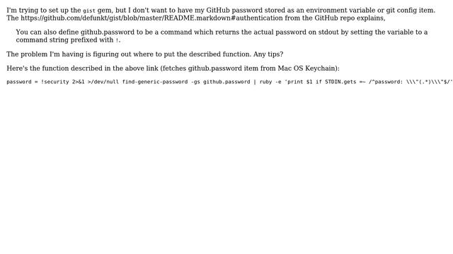 How can I set a git config item as a function? смотреть онлайн