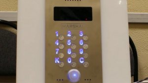 Инициализация домофона Marshal CD7000 v6.x (функции 7, 0, 1, 9)