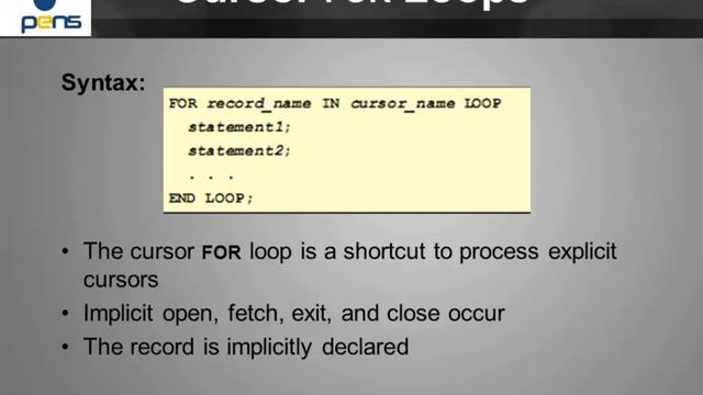 Praktikum 5 - Writing Explicit Cursors смотреть онлайн