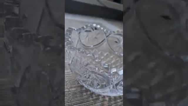 Хрустальная ваза Чехия Bohemia смотреть онлайн