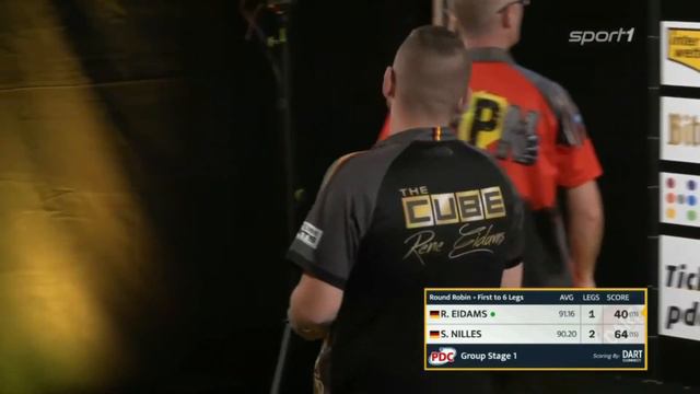 Rene Eidams vs Stefan Nilles Highlights / PDC Europe Super League Group Stage 1 Group D 2022 смотреть онлайн