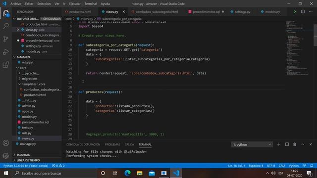 Combobox anidados con DJANGO Y ORACLE смотреть онлайн