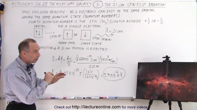 Astronomy - Ch. 28: The Milky Way (3 of 27) The 21cm Spin Flip Radiation смотреть онлайн