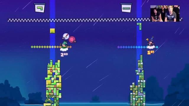 Tricky Towers - Guy vs Girl PS4 Battle смотреть онлайн