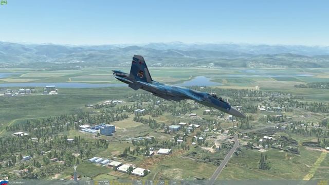 Су-33 Две кобры + почти вертикальная посадка | DCS смотреть онлайн