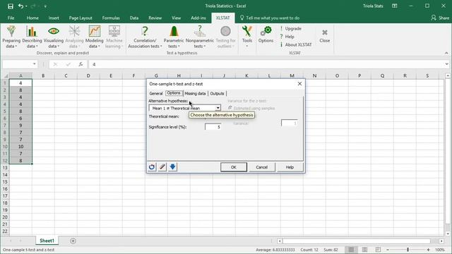 Excel Section 8-3: Using Excel to Test Claim About a Population Mean смотреть онлайн