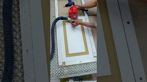 Фасады из МДФ. Фрезеровка с "филёнкой" + "острый угол".