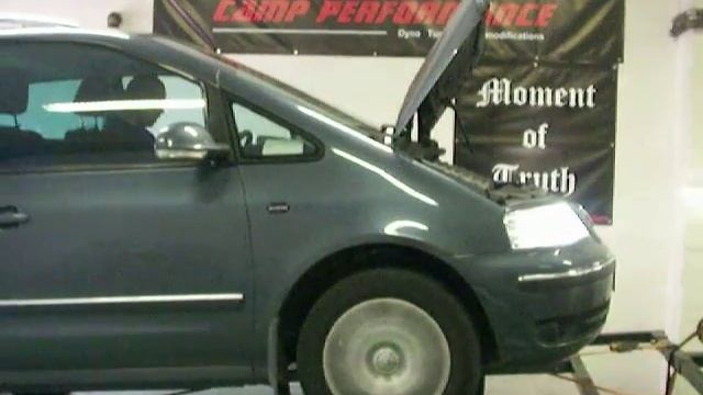 Volkswagen Sharan 2.0 TDI 16V Dyno Tuning смотреть онлайн