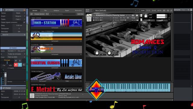 ROMANCES Electric Piano 🎼🎹😍JAMES Q Production😱 SAMPLES Kontakt 5, Kontakt 6 & Kontakt 7🎹By LMTYM🔥 смотреть онлайн