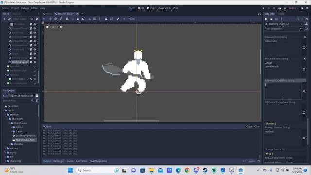 Making a YOMI Hustle Mod Character - Our first attack!!! - part 3 смотреть онлайн