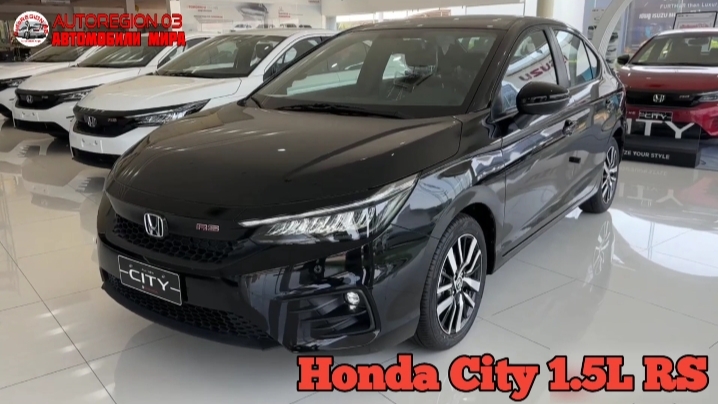 Honda City 1.5L RS 2023 г.в.(Интерьер и экстерьер) Обзор Японского автомобиля. смотреть онлайн